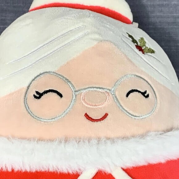 Squishmallow 8Mrs.Santa Claus Nicolette Plush Stuffed Toy Holly Decor 2022 - Picture 5 of 10